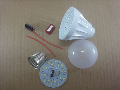 led球泡灯散件套件 LED球泡灯 LED塑料球泡灯散件